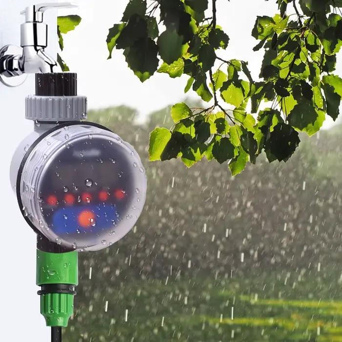 Minuterie électronique d'arrosage à affichage LCD automatique, robinet à bille, minuterie d'eau pour