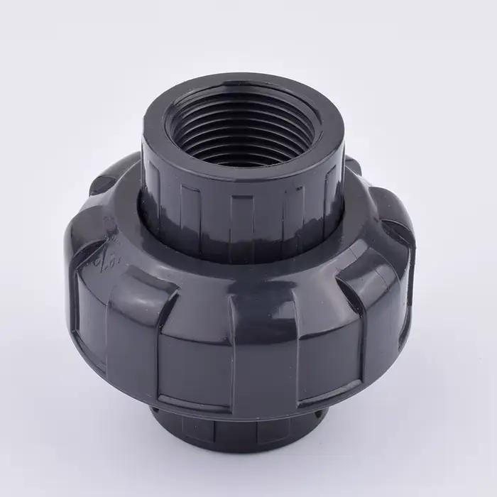 Connecteur de Tuyau d'Eau UPVC à Double Filetage Femelle de 1/2 à 2 Pouces, Raccords Upvc de Haute Q