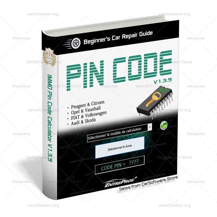Calculatrice à code PIN IMMO V1.3.9 Calculatrice de codage de voiture française pour décoder le code