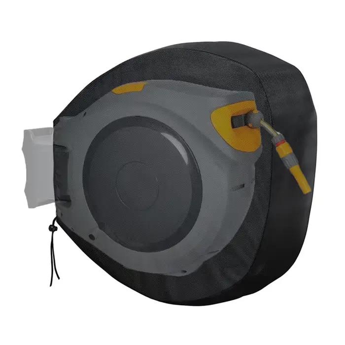 Juste de Protection pour Enrouleur de Tuyau, 165g 420D 55x55x30cm, Noir, Grand Grill Oxford, Rétract