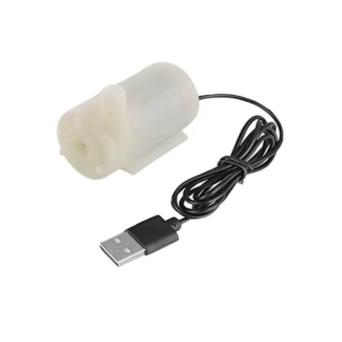 Pompe Submersible USB Micro pompe à eau silencieuse 3V 5V DC pompe à eau Portable basse tension adap