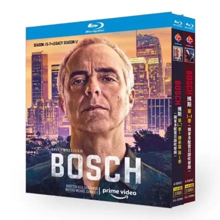 Bosch Saisons 1 à 7 : Série Complète et Legacy Blu-ray Haute Définition – Coffret de Disques BD de l