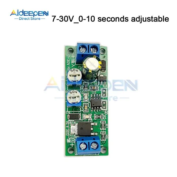 Minuterie de Cycle réglable, interrupteur marche/arrêt, Module de relais d'alimentation, DC 12V 24V,