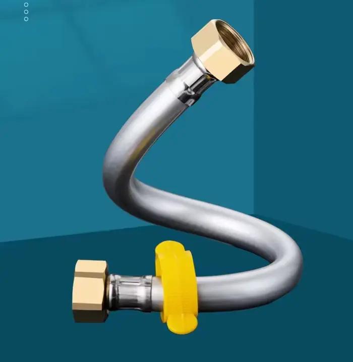 Tuyau d'alimentation en eau froide et chaude en PVC, 20-200cm, port G1/2, résistant aux explosions, 
