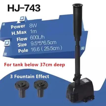 Pompe à eau submersible 8W-40W pour bassin de jardin, pompe à eau submersible décorative pour aquari