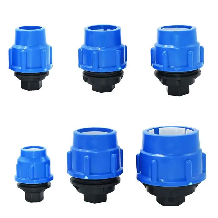 Connecteur de robinet de Tube PE en plastique, séparateur d'eau en T, Valve rapide, coupleur d'irrig