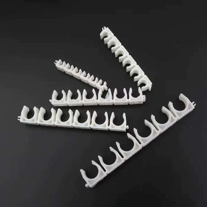 Collier de serrage en plastique 4 6 8 10 12mm, Support de tuyau d'eau, système d'irrigation de jardi