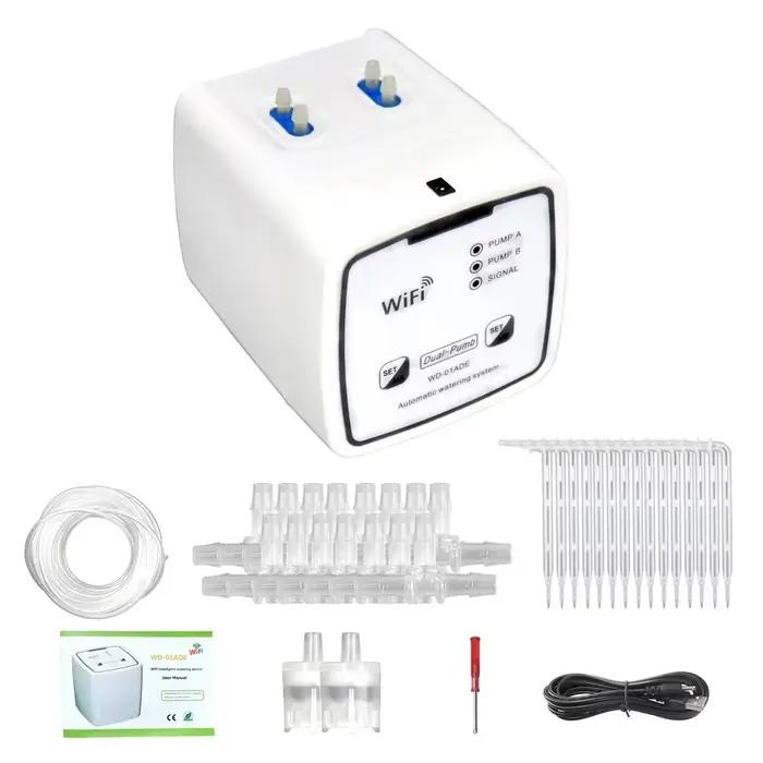 Dispositif d'arrosage intelligent WIFI, double pompe, système d'irrigation goutte à goutte automatiq