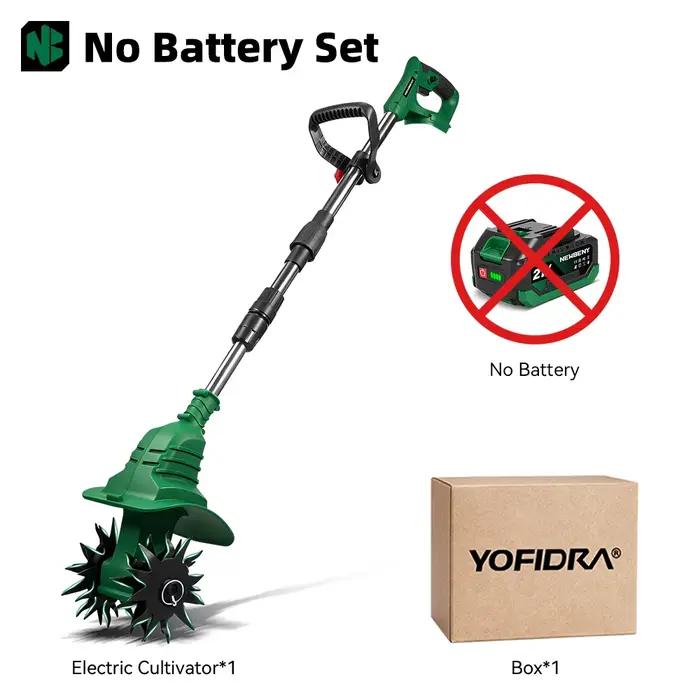 NEWBENY cultivateur de motoculteur électrique tondeuse à gazon Portable outil de tournage de sol de 