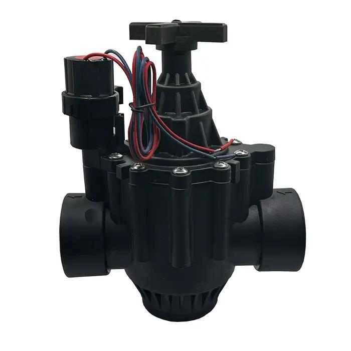 Électrovanne d'eau avec réglage de débit, 1/2 V, 12V, 24V, normalement fermée, 1-220 ", 2", d'argile
