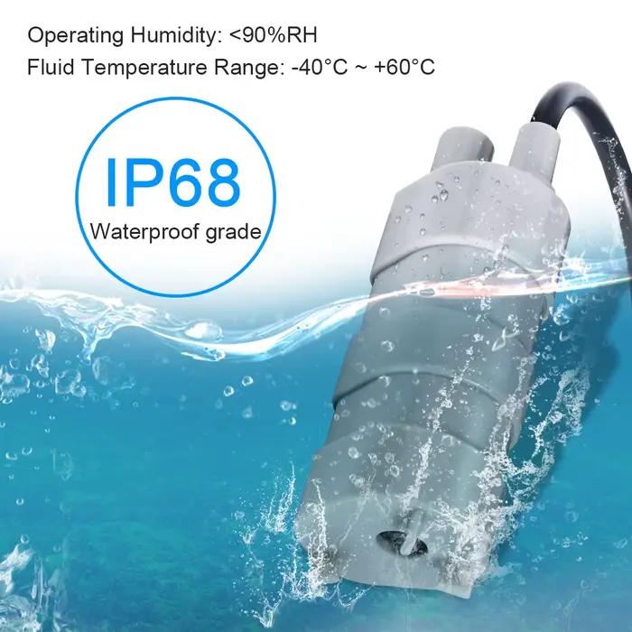 Pompe à moteur sans balais Super silencieuse 12V, Micro pompe Submersible 1000l /H, perceuse à eau, 