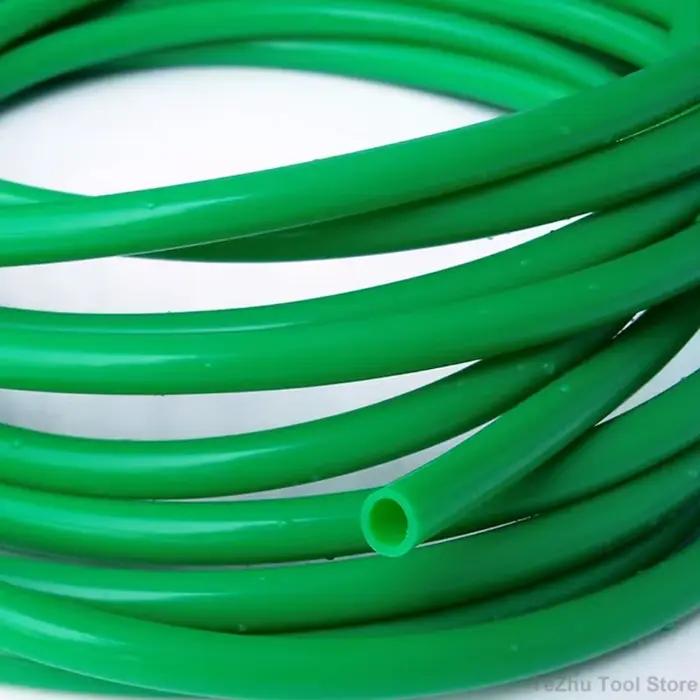 Tuyau en Caoutchouc de Silicone Vert de Qualité Alimentaire, Tube Flexible, Non CU, ID 0.5, 1, 2, 3,