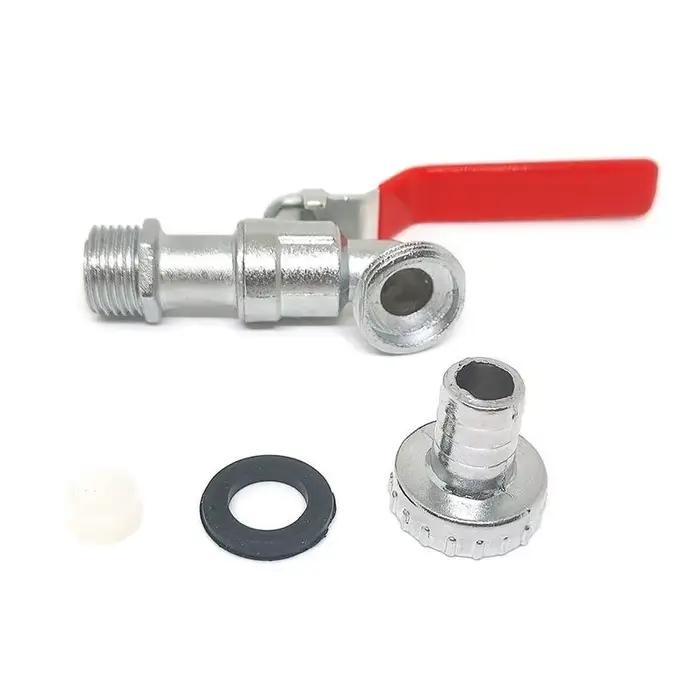Robinet de jardin en laiton de 1/2 pouces pour réservoirs IBC – Valve de robinet d'eau à sortie uniq