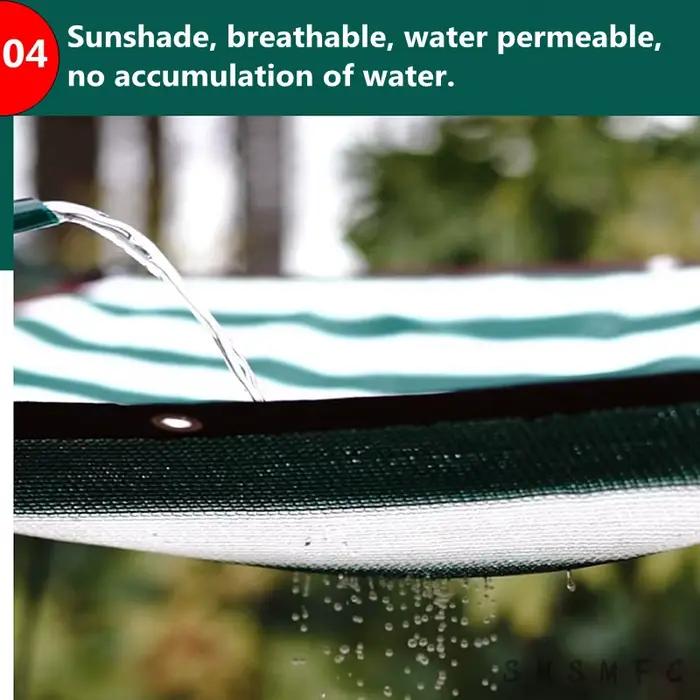 Pare-soleil d'extérieur HDPE, protection UV, maille d'ombrage 12 illac 80 ~ 90%, taux d'ombrage, pou