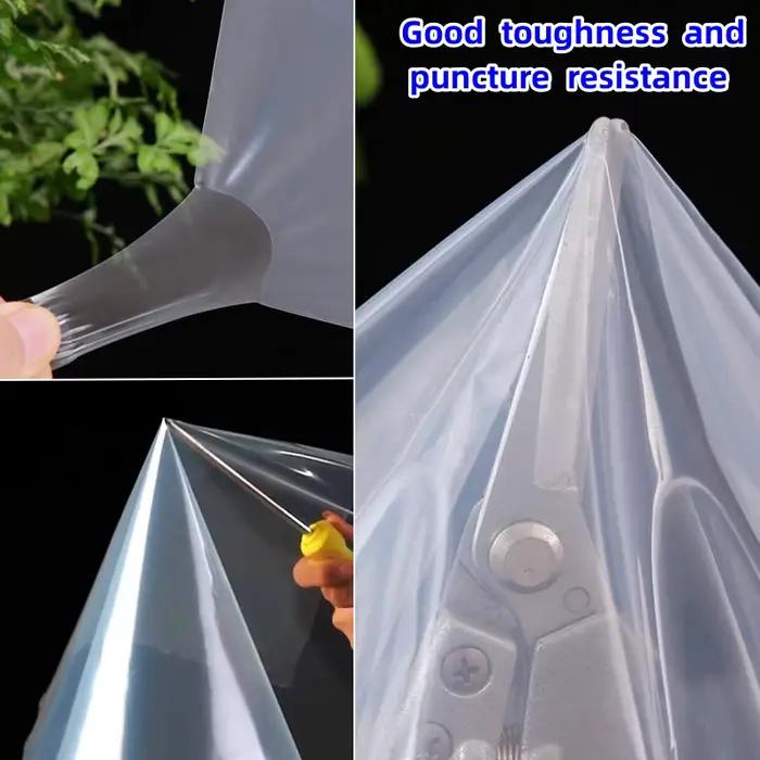 Optique-Film plastique transparent pour plantes succulentes de jardin, gril étanche à la pluie, gard