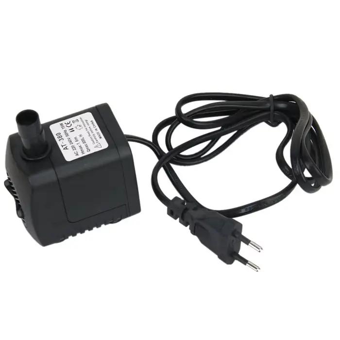 Pompe Submersible 15W AC 220-240V, fontaine à eau, pompe d'aquarium, prise ue