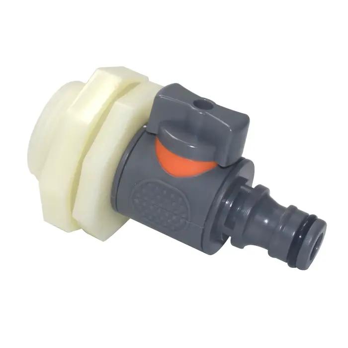 3/4 mâle femelle robinet connecteur rapide mamelon tuyau d'arrosage filetage robinet à tournant sphé