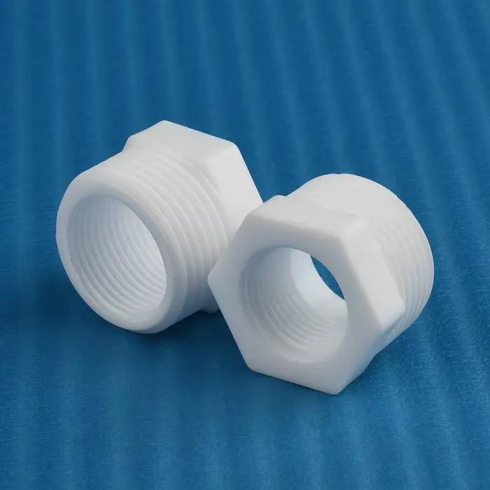 Connecteur de douille fileté en plastique, 3/8 ", 1/4", 1/8 ", 1/2", 3/4 ", 1", droit, mâle, femelle