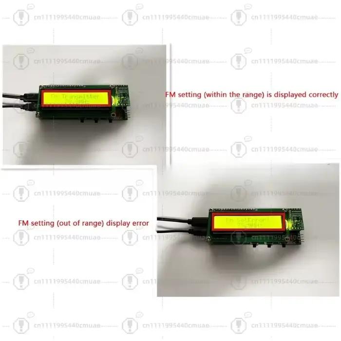 Module d'émission FM, émetteur numérique stéréo FM, microphone sans fil, circuit imprimé de micropho
