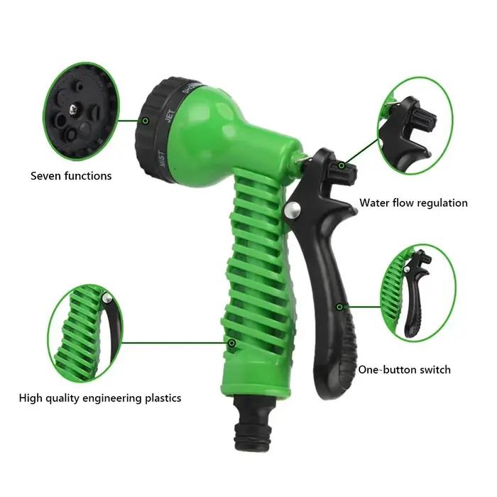 Arroseur de jardin oscillant, pulvérisateur d'eau avec buse à 19 trous, 4 modes, utilisation pour le