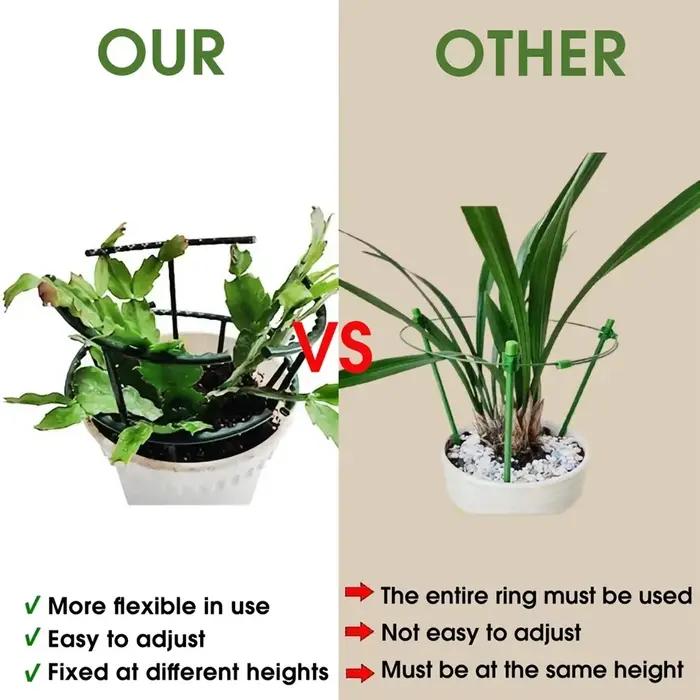 Support en plastique pour plantes, support pour fleurs et serres, outils de jardin