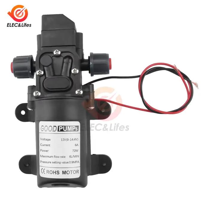 Commutateur de d￩bit automatique 3 - 5L / Min DC 12V 5a 60W 70W 72w pompe ￠ eau automatique ￠ membra