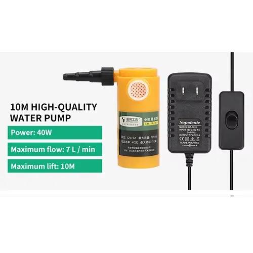 Mini pompe à eau Submersible 12V DC, Machine de forage pour rainurage d'étang propre, pompe à eau ha