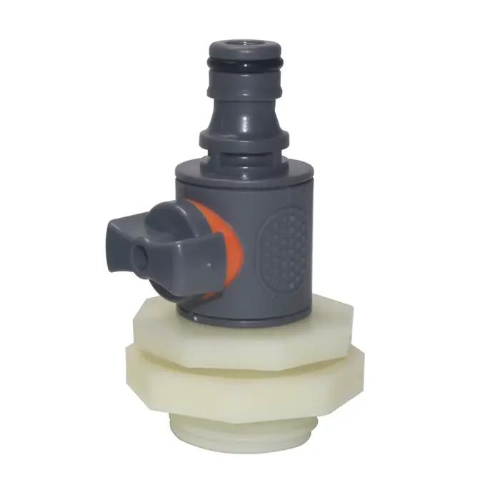 3/4 mâle femelle robinet connecteur rapide mamelon tuyau d'arrosage filetage robinet à tournant sphé
