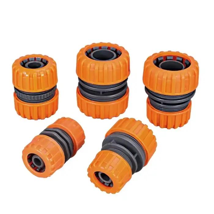 Tuyau d'arrosage de jardin, connecteur rapide en plastique 1/2 "3/4'' 1, adaptateur de Joint à Doubl