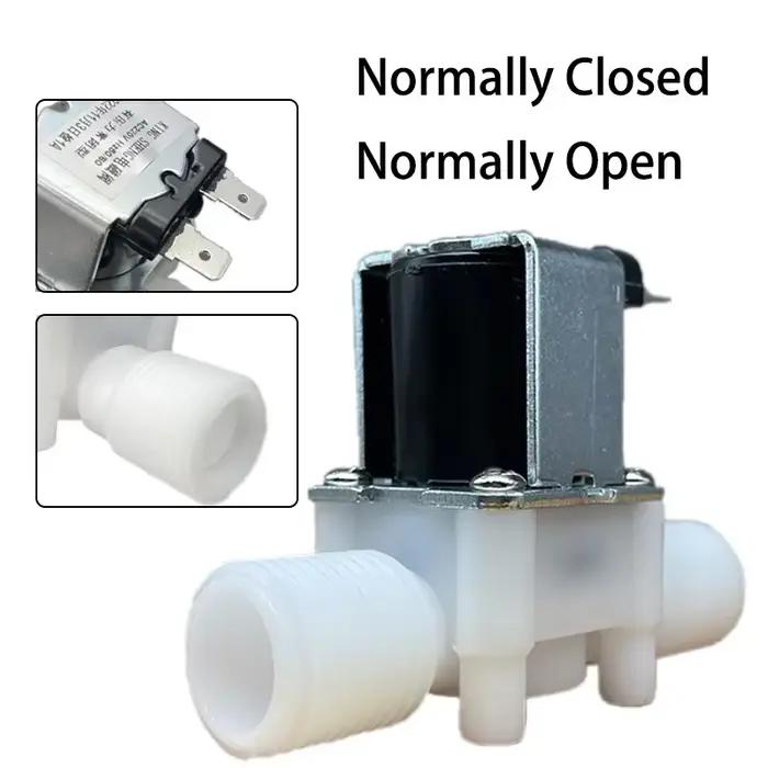 Électrovanne à filetage mâle 1/2 "3/4", AC 220V DC 12V 24V, vanne de contrôle de l'eau, interrupteur