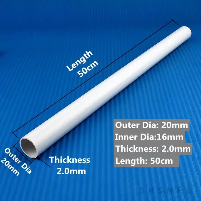 Tuyau en PVC blanc, diamètre extérieur 20-63mm, longueur 50cm, Agriculture, jardin, Irrigation, Aqua