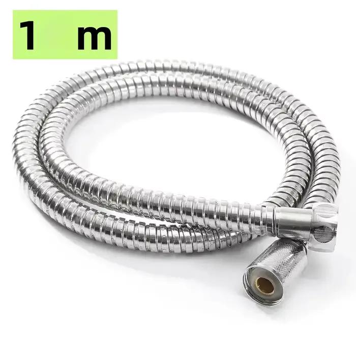 Tuyau de plomberie flexible en acier inoxydable, tube de douche, tuyau flexible pour salle de bain, 