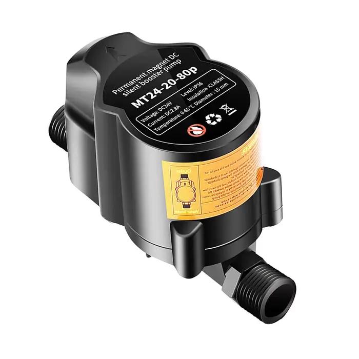 Pompe à eau sans balais, 20l/Min, avec connecteur 80PA, pour le jardin, la douche, silencieux, 24V