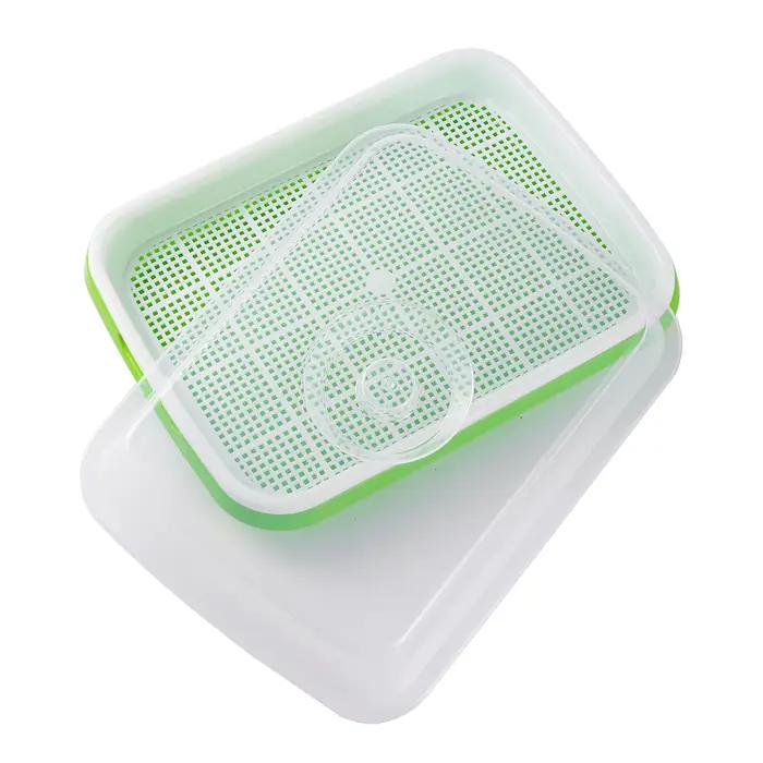 1 ensemble plat de germination Pot de culture hydroponique semis de légumes haricots Pot de semis pl