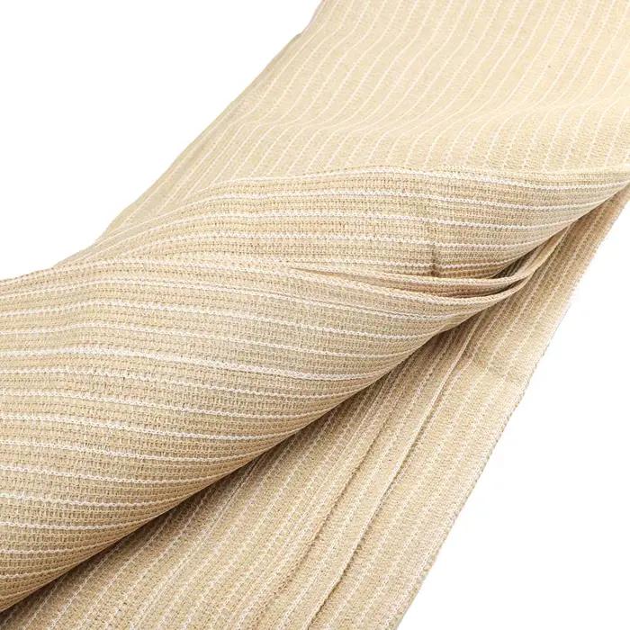 Filet Pare-Soleil en HDPE Beige, Épais à 96% °, Anti-UV, pour l'Extérieur, Pergoles, Modifications, 