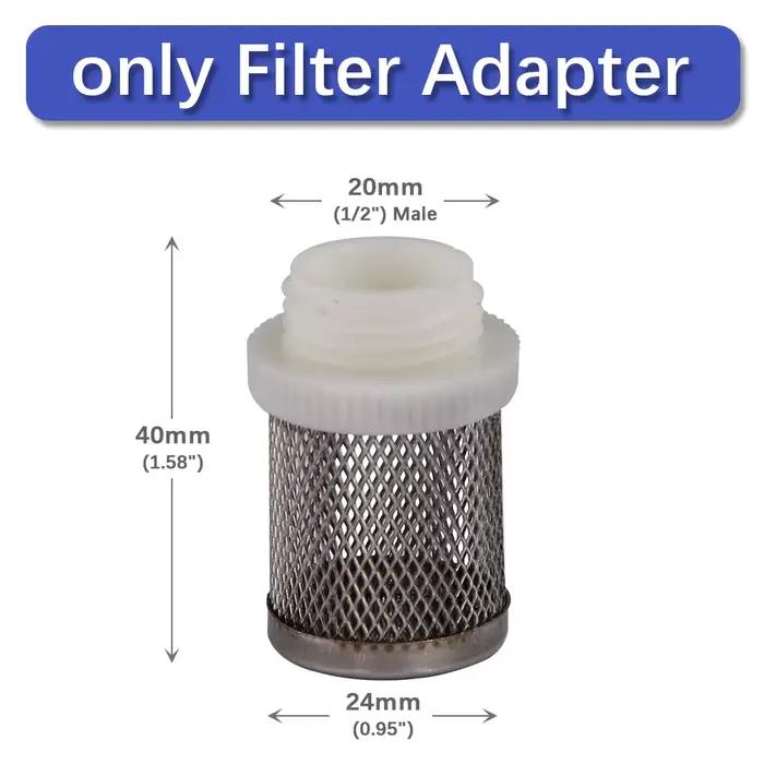 Filtre de tuyau d'irrigation de jardin, 4-19mm, 1/2 pouces, Protection de pompe à eau, réservoir d'a