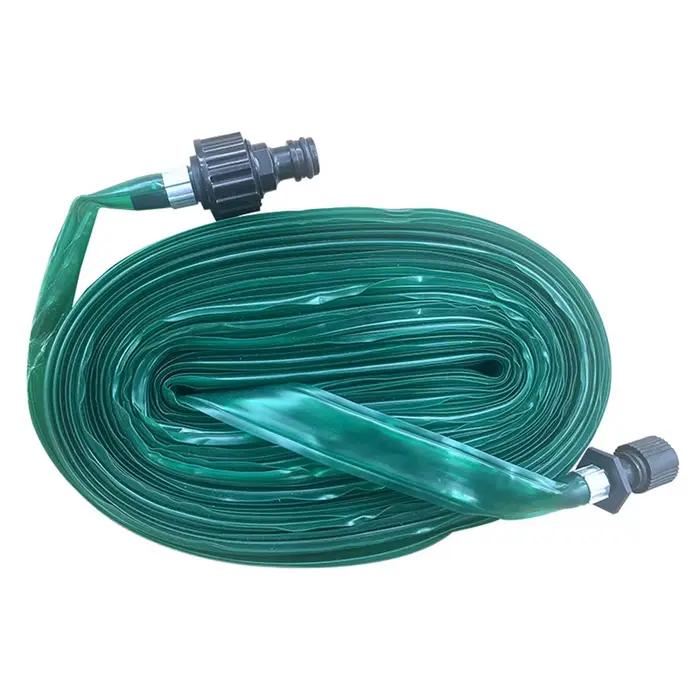 1 tuyau d'arrosage vert pour jardin, un tuyau qui peut arroser automatiquement les plantes lorsqu'il