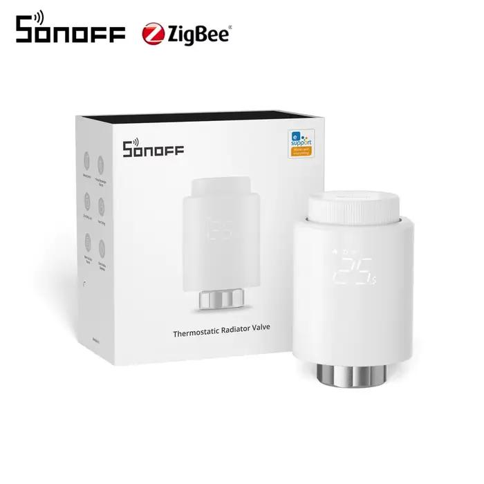 SONOFF TRVZB vanne de radiateur thermostatique intelligente TRV Zigbee Thermostat actionneur tempéra
