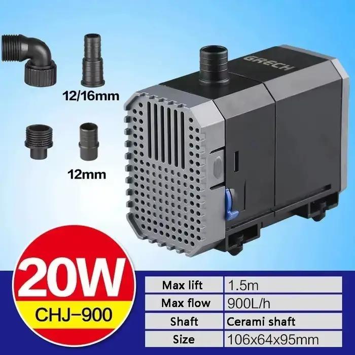 Pompe Submersible pour Aquarium, 220V, 20W, 25W, 900L/H, 1500L/H, pompage d'aquarium, pompe à eau de