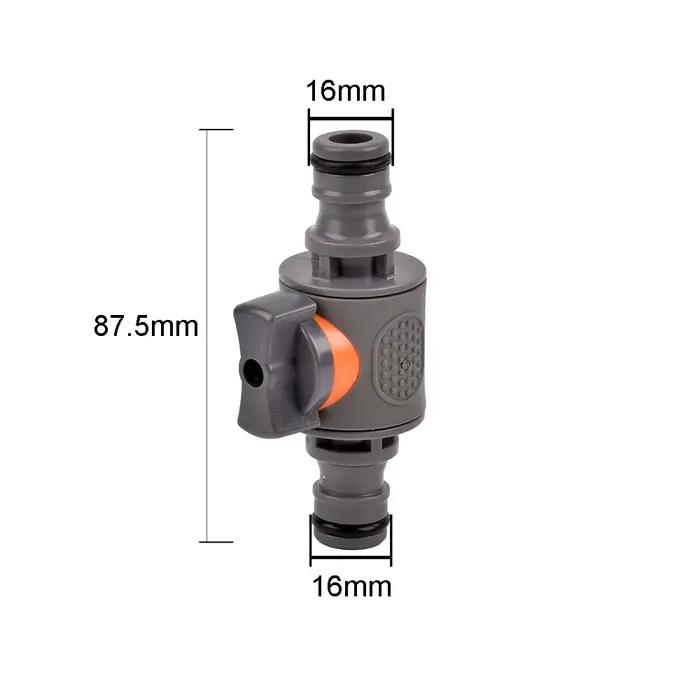 Connecteur rapide pour tuyau d'arrosage, 1/2 ", 3/4", 1 pouce, connecteur d'arrêt, coupleur de pisto
