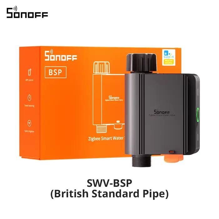 SONOFF-Vanne d'eau intelligente SWV Zigbee IP55, d'argile automatique, installation facile, télécomm