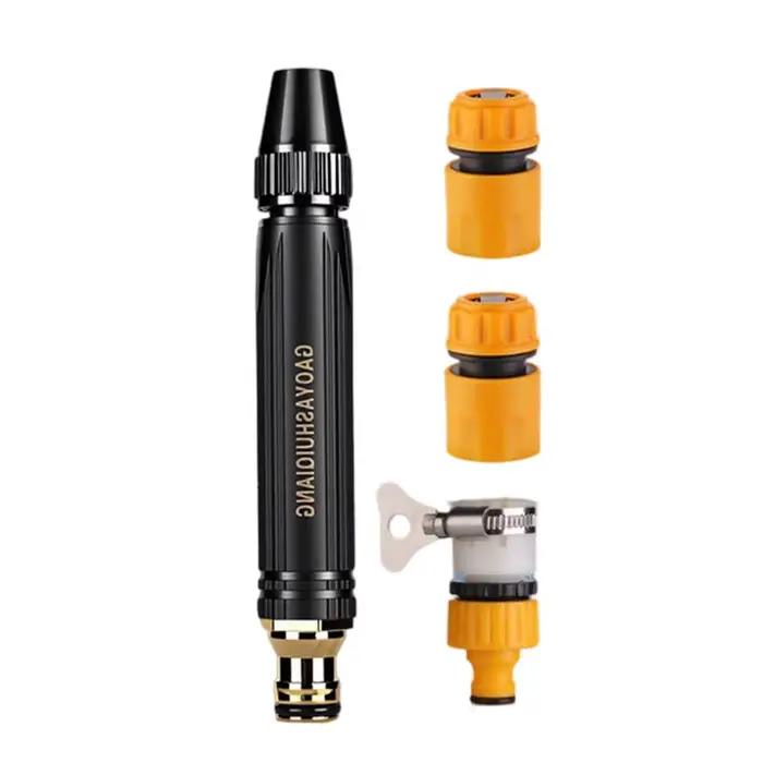 Buse de tuyau d'arrosage haute pression puissante et réglable, outil anti-fuite, buse de nettoyage h