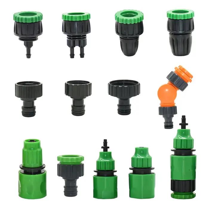 Robinet d'arrosage 1/4 ", connecteur rapide pour tuyau d'eau, 4/7 8/11 16mm, Joint 1/2 "1" 3/4 ", fi