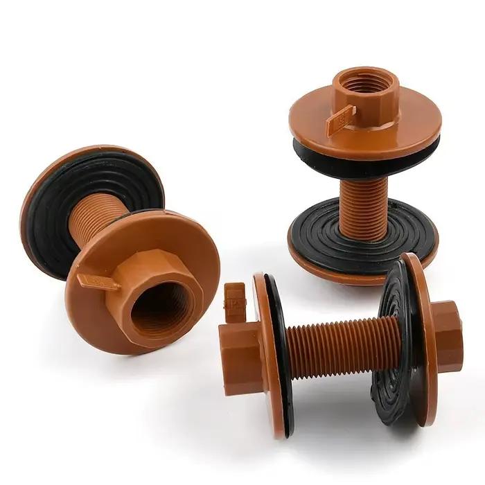 Connecteur PPH 1/2 ''3/4' 1'', Double filetage femelle, Joints de réservoir d'eau, filetage mâle, ac