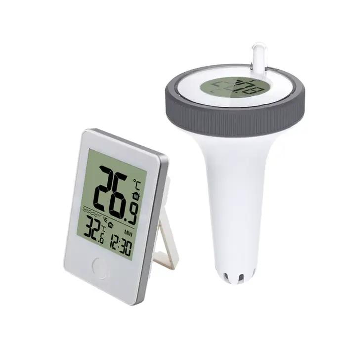 Thermomètre de piscine flottant numérique sans fil LCD piscine bain eau spas aquariums moniteur de t