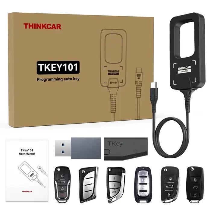 THINKCAR TKEY 101 pour MUCAR 892BT 689BT, programmeur de clés de voiture universel avec 6 clés téléc