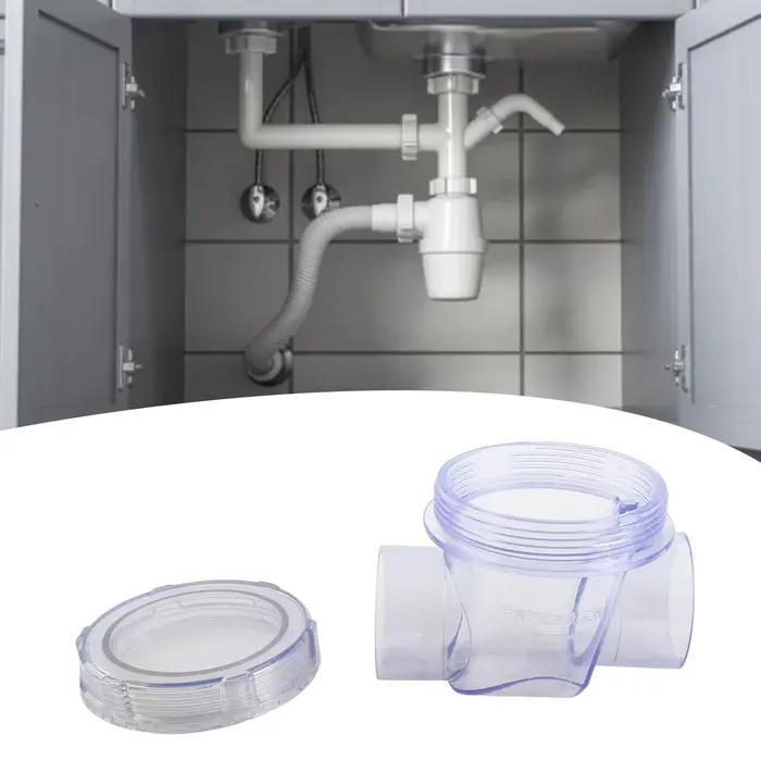 Clapet anti-retour unidirectionnel en ligne de PVC de prévention de reflux d'eau de toilette de clap