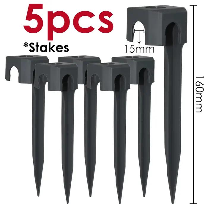 Système d'arrosage à pompe auto-amorçante de jardin 5-30M 360 °   Arroseur de refroidissement en lai