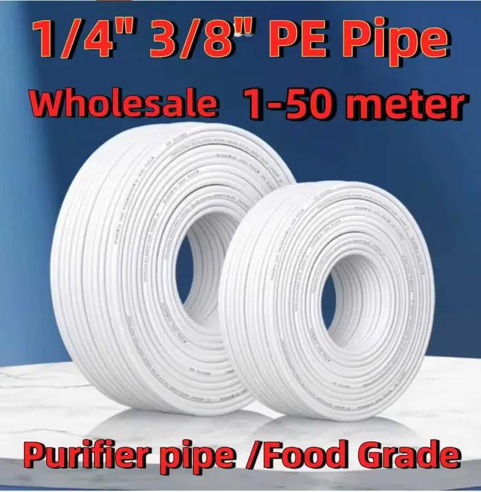 Tuyau PE de 1/4\" et 3/8\" en gros, qualité alimentaire, purificateur d'eau, tube souple de haute qu