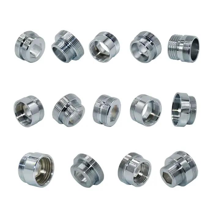 Connecteur de filetage en laiton 1/2 "M16 M17 M18 M19 M20 M22 M24 M28 M32, mâle femelle pour barbote